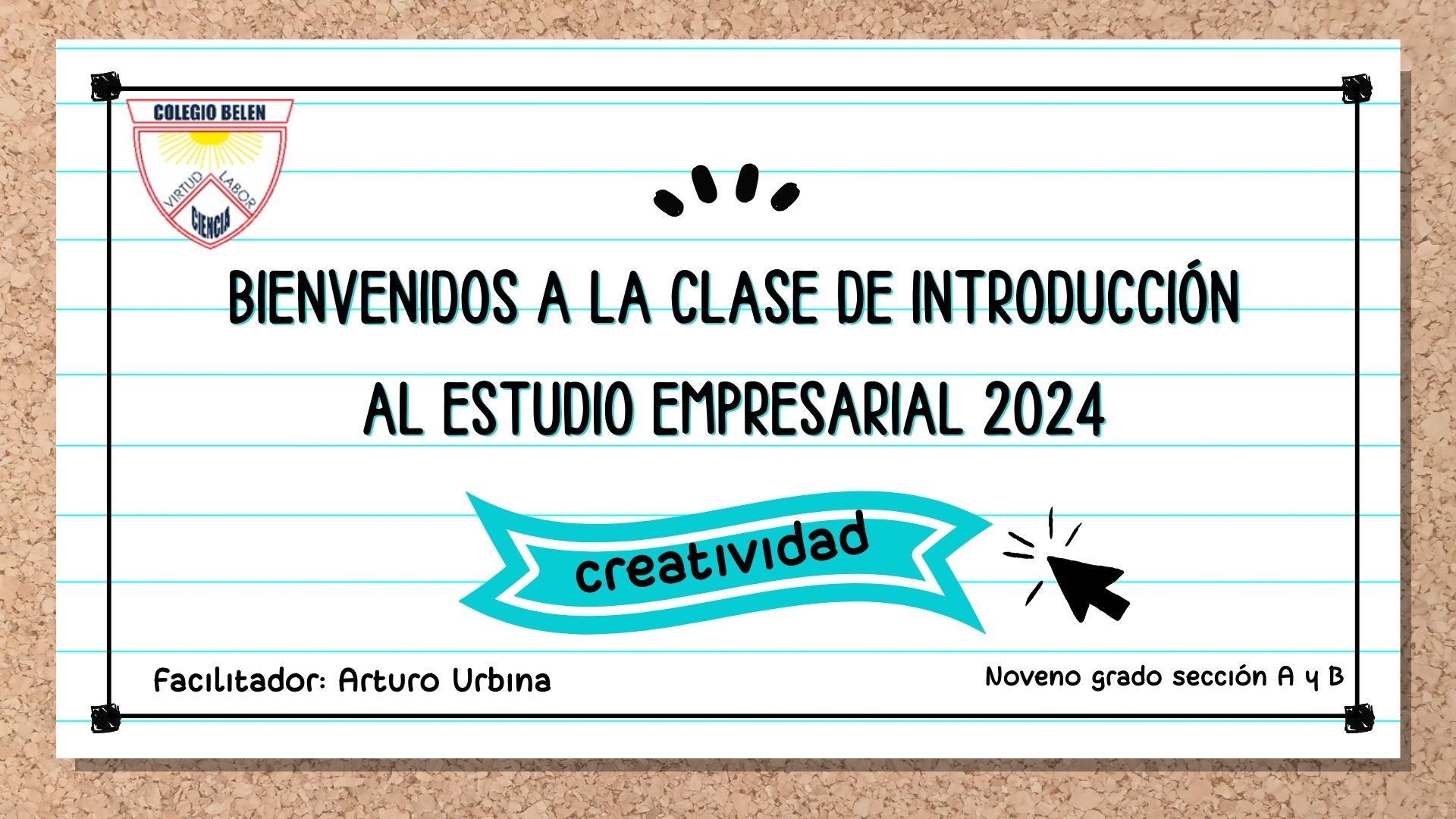 Arturo Urbina - Introducción al estudio empresarial - Novengo grado